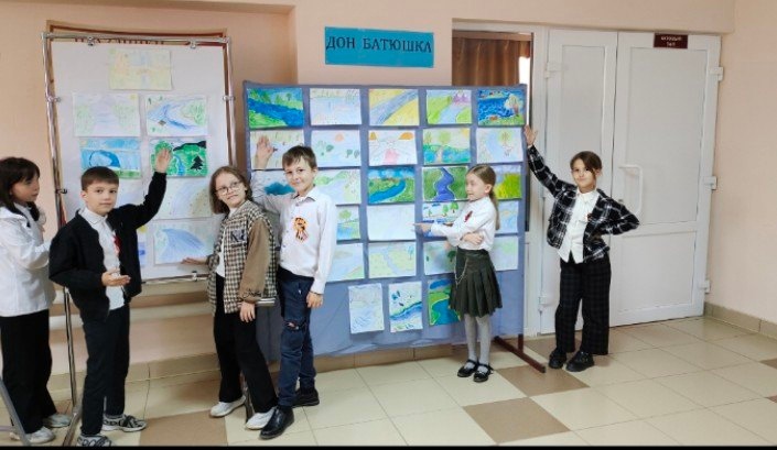С 7 мая в Доме культуры проходит конкурс детского рисунка "Дон Батюшка"